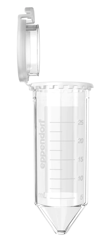 艾本德Eppendorf Conical Tubes 25 mL 帶鎖扣蓋 SnapTec?, 25 mL, 啟動套裝，4  個單離心管架，6  個轉(zhuǎn)子適配器，轉(zhuǎn)子孔可容納 50  mL 錐形管, P