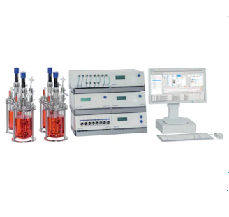 德國(guó)艾本德Eppendorf,DASGIP? Parallel Bioreactor System, 適用細(xì)胞培養(yǎng)，最大 50?sL/h 通氣, 12 罐體系統(tǒng)，臺(tái)式罐體